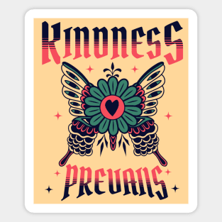 Kindness Prevails Tattoo - Front & Back T-Shirt Magnet